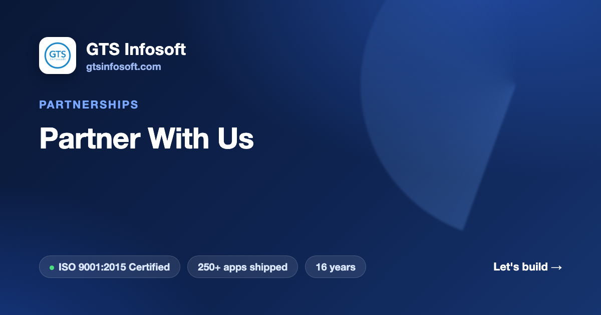 Partner With Us | GTS Infosoft